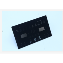 Schwarze gehärtete Glasplatte für Mikrowellenherd-Tür
